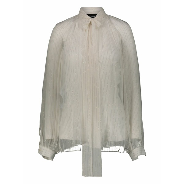 ロシャス レディース シャツ トップス Striped chiffon shirt Neutrals|asty