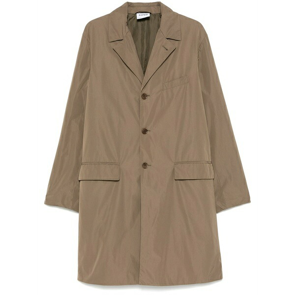 アスペジ メンズ コート アウター Teiki coat Brown|asty