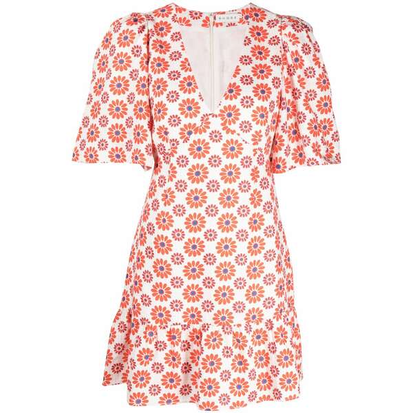 ロード レディース ワンピース トップス Mariana floral-print dress White｜asty