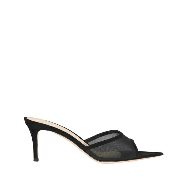 ジャンヴィト ロッシ レディース サンダル シューズ 70mm dorotea pointed-toe heeled mules Black｜asty
