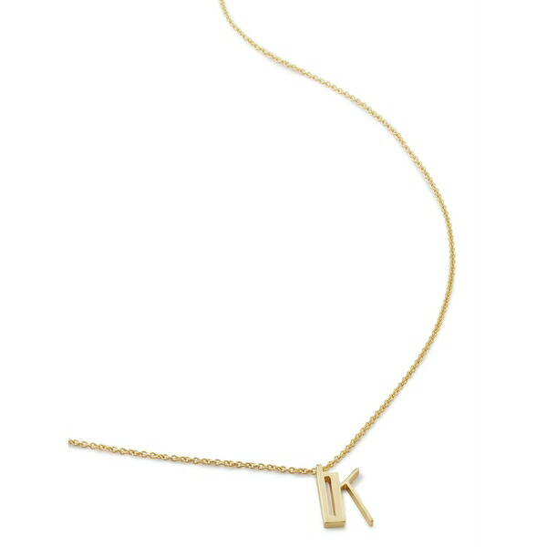 モニカヴィナダー レディース ネックレス・チョーカー・ペンダントトップ アクセサリー Alphabet k pendant necklace Gold｜asty