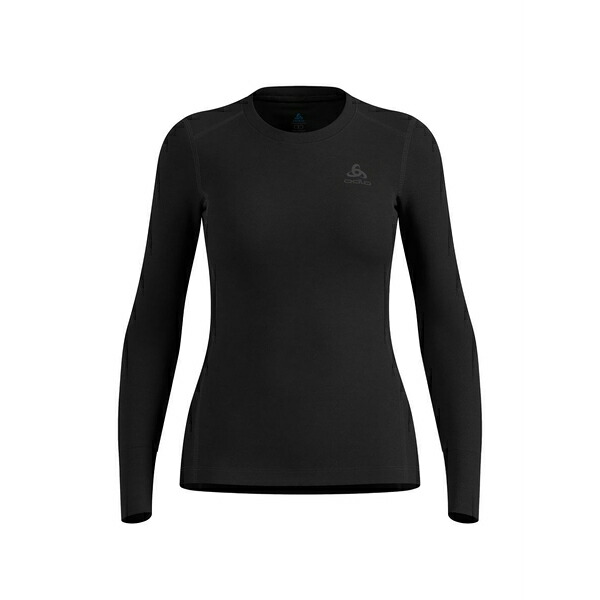 オドロ レディース プルオーバー トップス Long-sleeve base layer Black