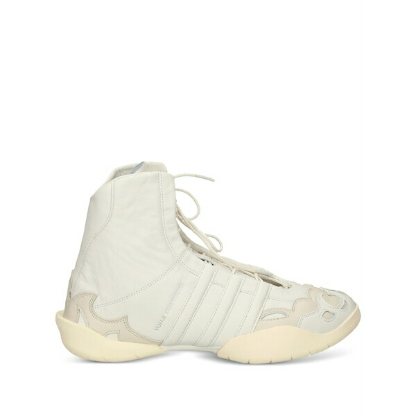 ワイスロバート・エドワード・リー メンズ スニーカー シューズ Regu 2002 hi lace-up leather high-top trainers White 靴-メンズ靴