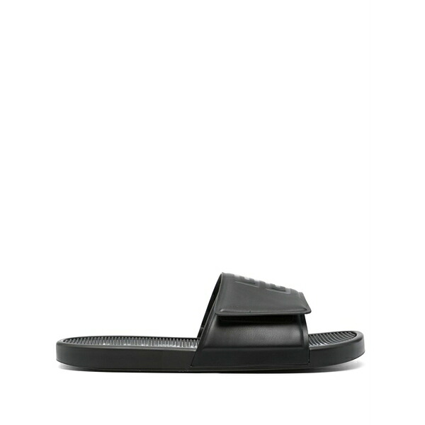 ジバンシー メンズ サンダル シューズ 4g-debossed slides Black