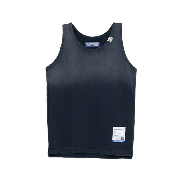 ミハラヤスヒロ メンズ ティーシャツ トップス Sun faded like tank top Blue Tシャツ・カットソー-メンズファッション-トップス