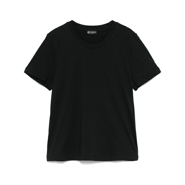エージーデニム レディース プルオーバー トップス Cotton t-shirt Black
