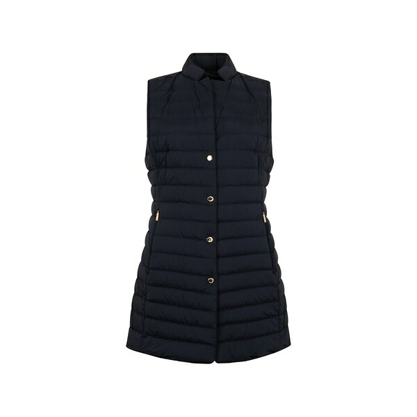 ムーレー レディース コート アウター Gayle-s3 quilted coat vest Blue|asty