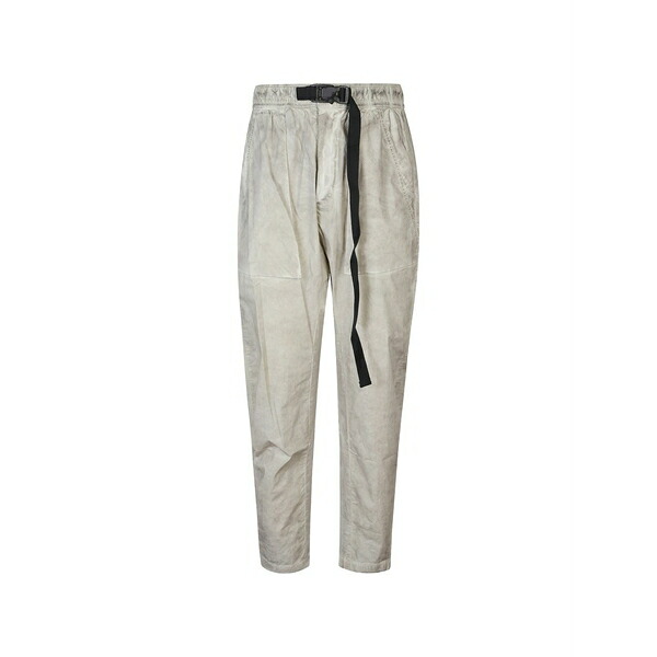 トム・クロム メンズ カジュアルパンツ ボトムス Buckled tapered trousers Neutrals｜asty