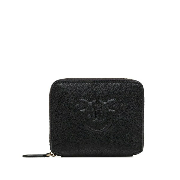 ピンコ レディース 紙入れ 付属品 Taylor embossed logo zip-around purse Black