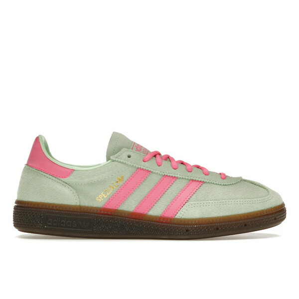 adidas アディダス メンズ スニーカー 【adidas Handball Spezial Semi Green Spark】 サイズ US_9(27.0cm) Semi Green Spark/Lucid Pink/Gum|asty