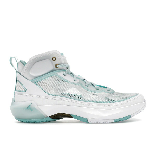 Jordan ジョーダン メンズ スニーカー 【Jordan 37 Guo Ailun Island Green】 サイズ US_12(30.0cm) White/Metallic Gold-Island Green-Black|asty