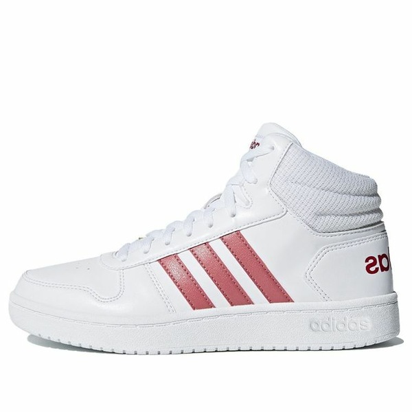 adidas アディダス レディース スニーカー  【(WMNS) adidas Hoops 2.0 Mid \u0027White Purple Red\u0027 B42101】  大きさ US_5.5(22.5糎)