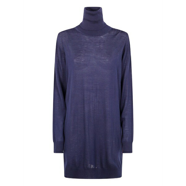 リビアナコンティ レディース ニット&セーター アウター Isa turtleneck sweater Blue｜asty