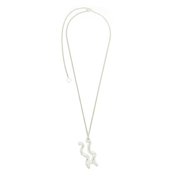 ジル・サンダー メンズ 首飾り・チョー鉄道車両 佩び物 Zodiac-pendant silver necklace Silver