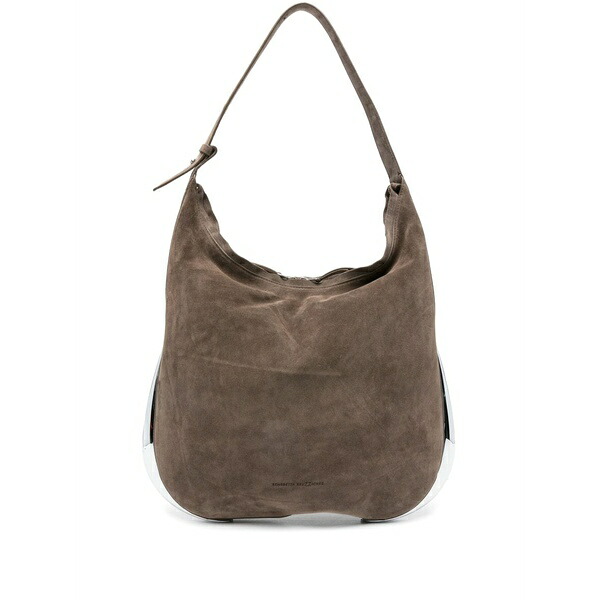 ベネデッタベルジッチーズ レディース ショルダーバッグ バッグ Suede shoulder bag Brown｜asty