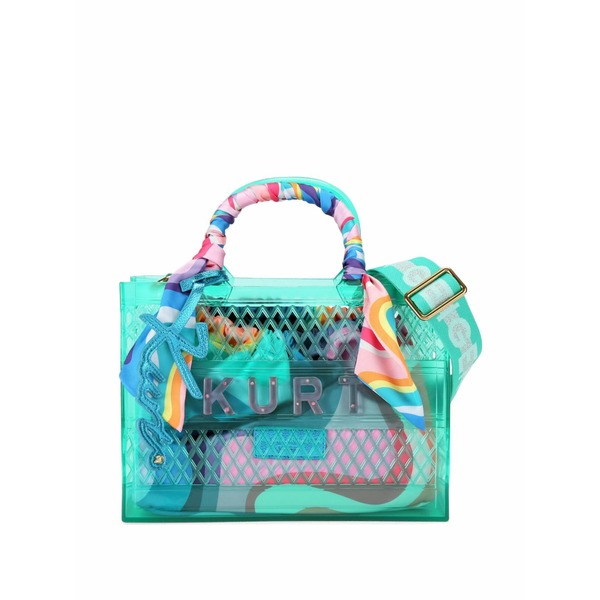 カートジェイガー レディース トートバッグ バッグ Small jelly scarf-detail tote bag Green｜asty 34,970円