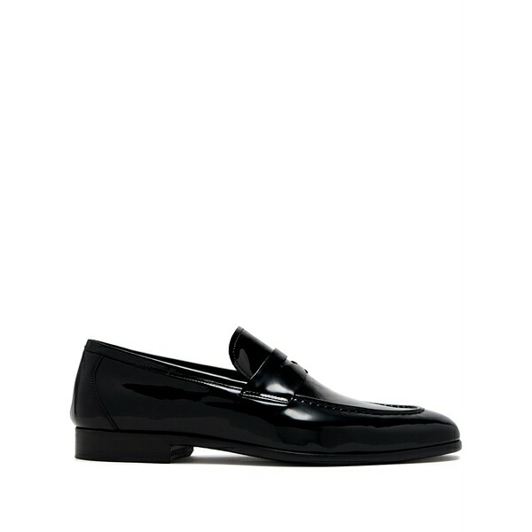 マグナーニ レディース スリッポン・ローファー シューズ Leather loafers  Black