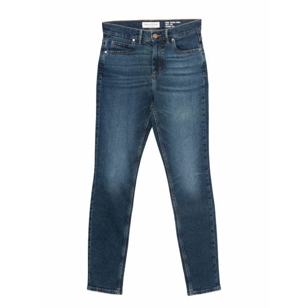 マルコポーロ レディース ジーンズズボン下 ボトムス Skara five-pocket faded jeans Blue