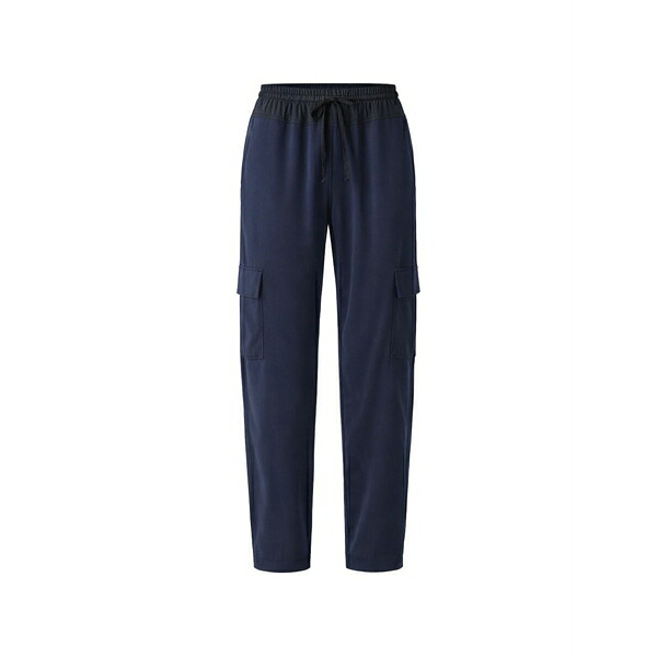 デレクラムテンクロスバイ レディース カジュアルパンツ ボトムス Kamaria cargo-pockets trousers Blue｜asty