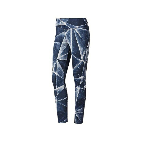 リーボック レディース カジュアルパンツ ボトムス Geometric print leggings Blue｜asty 9,216円