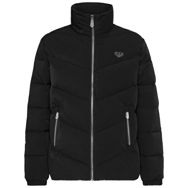 フィリップ飾り気の無い メンズ 上衣＆上衣 アウター Padded jacket Black