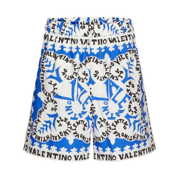 ヴァレンティノ ガラヴァーニ メンズ カジュアルパンツ ボトムス Elasticated waist shorts Blue｜asty