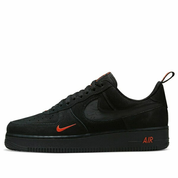 Nike ナイキ メンズ スニーカー 空軍 【Nike Air Force 1 Low \u002707 LV8 \u0027Multi-Swoosh Black Crimson\u0027 DZ4514-001】  大きさ US_M_15