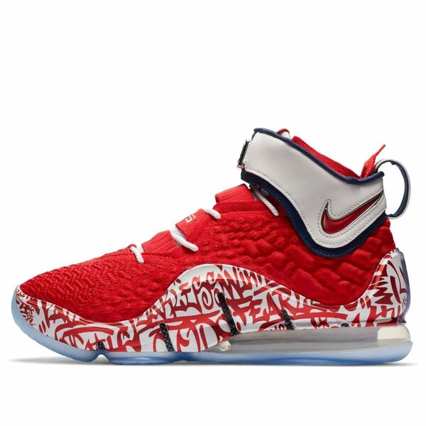 Nike ナイキ メンズ スニーカー  【Nike LeBron 17 EP \u0027LeBron 4 Red Graffiti\u0027 CT6052-600】  大きさ US_12(30.0糎)