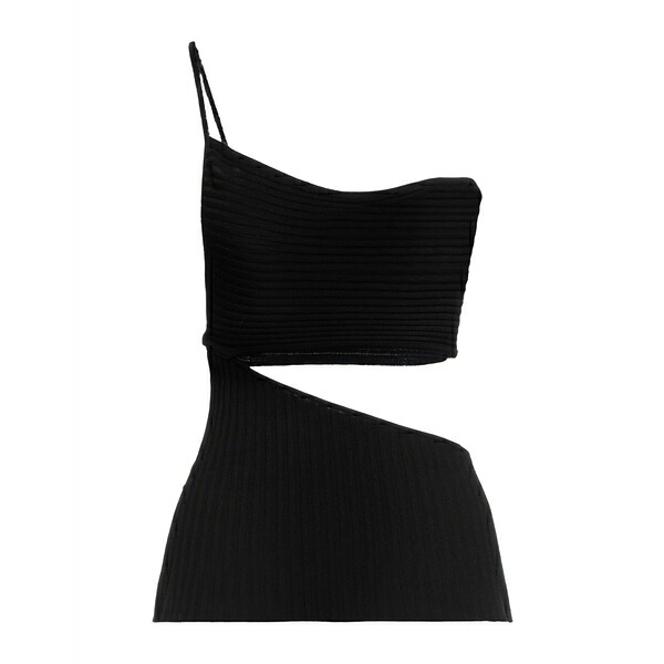 【送料無料】 アンドレダモ レディース Tシャツ トップス Tops Black｜asty