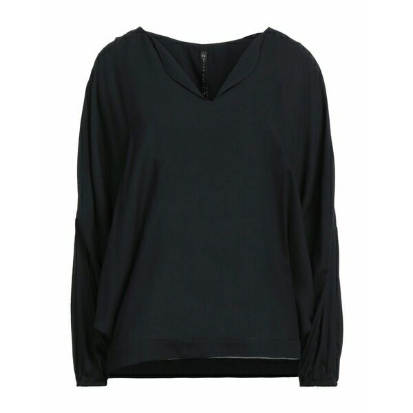 【送料無料】 マニラグレース レディース Tシャツ トップス Tops Black