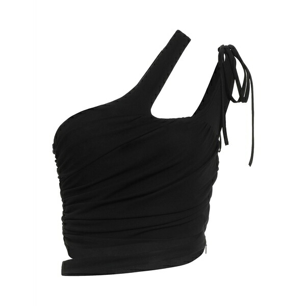 【送料無料】 アンドレダモ レディース Tシャツ トップス Tops Black｜asty