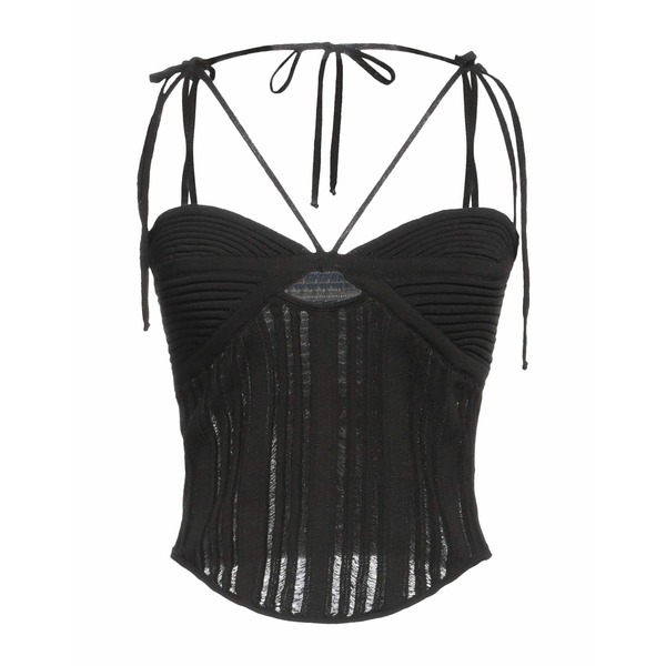 【送料無料】 アンドレダモ レディース Tシャツ トップス Tops Black|asty