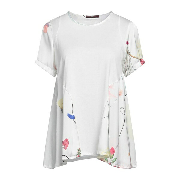 【送料無料】 ハイ レディース Tシャツ トップス Tops White|asty