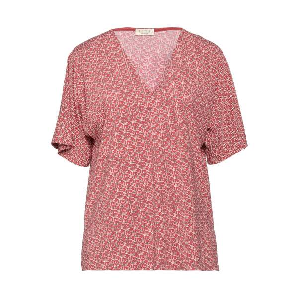 【送料無料】 シユ レディース Tシャツ トップス Tops Red｜asty