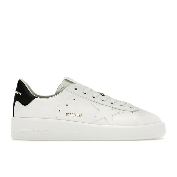 Golden Goose ゴールデングース メンズ スニーカー 【Golden Goose Purestar White Black】 サイズ US_6(24.0cm) White/Black｜asty