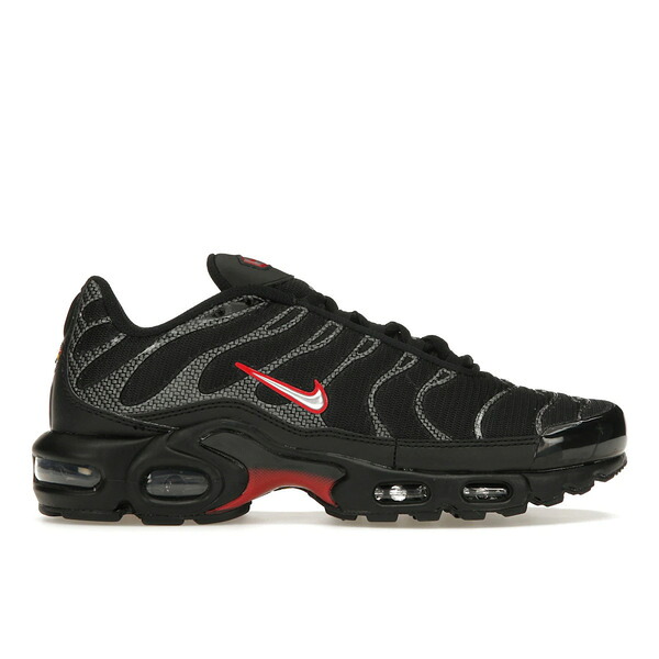 Nike ナイキ メンズ スニーカー 【Nike Air Max Plus Black University Red Metallic Silver】 サイズ US_10(28.0cm) Black/University Red/Metallic Silver｜asty