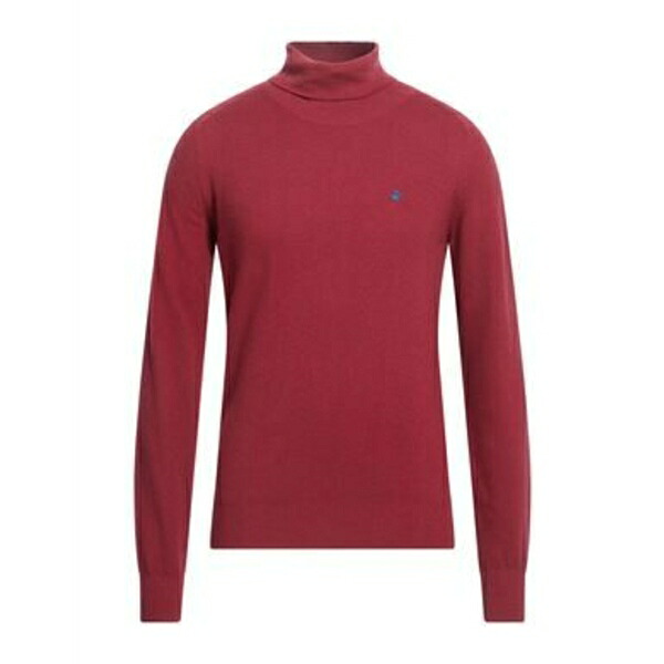 【貨物輸送無料】 ブルックス活動の領域 メンズ 編み物\u0026プルオーバー アウター Turtlenecks Red