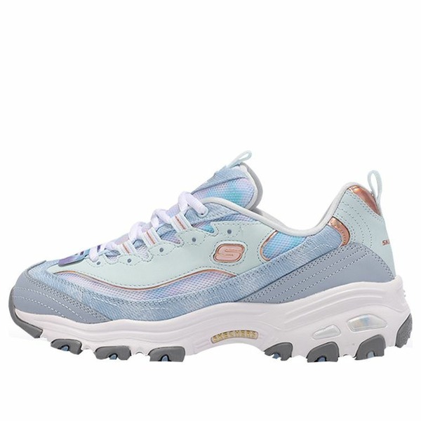 Skechers スケッチャーズ レディース スニーカー 【(WMNS) Skechers D Lites Sneakers Light-Blue 149251-LBMT】 サイズ US_8(25.0cm)|asty