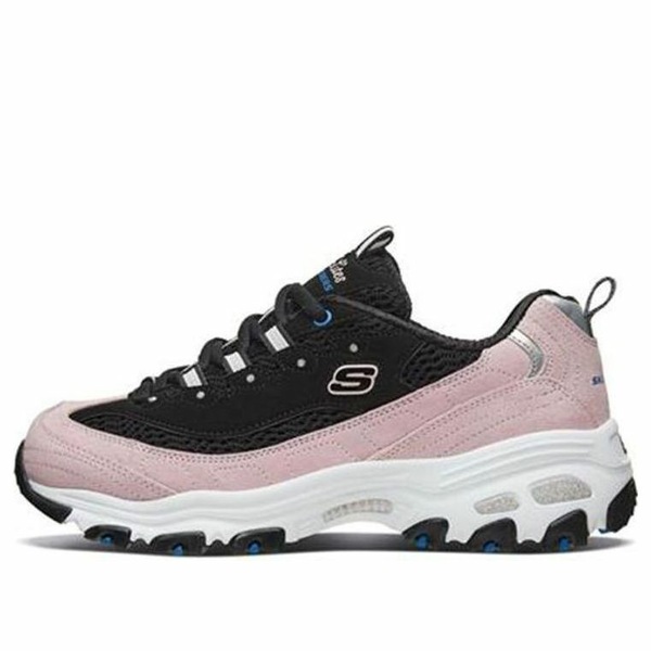 Skechers スケッチャーズ レディース スニーカー  【(WMNS) Skechers D\u0027lites 1.0 Sports Shoes Black/Pink 13171-BKPK】  大きさ US_7(24.0珊)