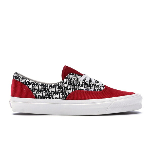 Vans バンズ メンズ スニーカー  【Vans Era 95 DX Fear of God Red】  サイズ US_9(27.0cm) Red/Corduroy-Print