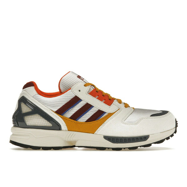 adidas アディダス メンズ スニーカー  【adidas ZX 8000 College Burgundy Legacy Blue】  サイズ US_10.5(28.5cm) White/College Burgundy/Legacy Blue