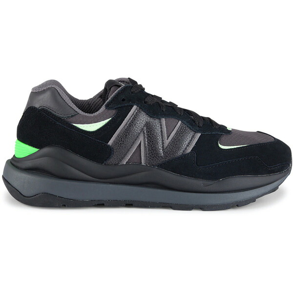 New Balance ニューバランス メンズ スニーカー 【New Balance 57/40 Wonderland Pack Black Green Glow】 サイズ US_8(26.0cm) Black/Green Glow｜asty