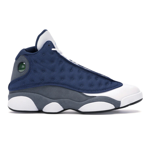 Jordan ジョーダン メンズ スニーカー  【Jordan 13 Retro Flint (2020)】  大きさ US_8.5(26.5糎) Navy/Flint Grey-White-University Blue