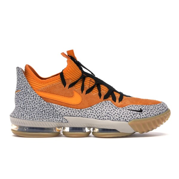 Nike ナイキ メンズ スニーカー  【Nike LeBron 16 Low atmos Safari】  大きさ US_11.5(29.5糎) Kumquat/Starfish-Black-String-Galactic Jade