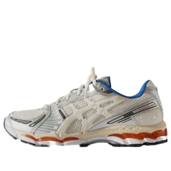 ASICS アシックス メンズ スニーカー 【ASICS x Ronnie Fieg Gel-Kayano 12.1 \u0027Cream Blue Orange\u0027 1203A555-101】  大いさ US_5.5(23.5珊) 靴-スニーカー