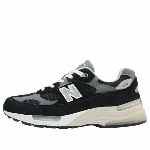 New Balance ニュー平衡にする メンズ スニーカー 【New Balance 992 MiUSA \u0027Black Grey\u0027 U992BK】  大きさ US_6.5(24.5糎)