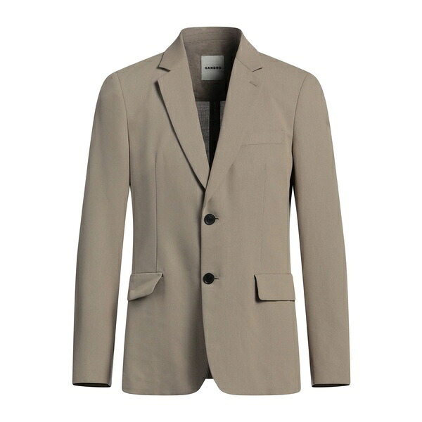 【送料無料】 サンドロ メンズ ジャケット＆ブルゾン アウター Blazers Beige