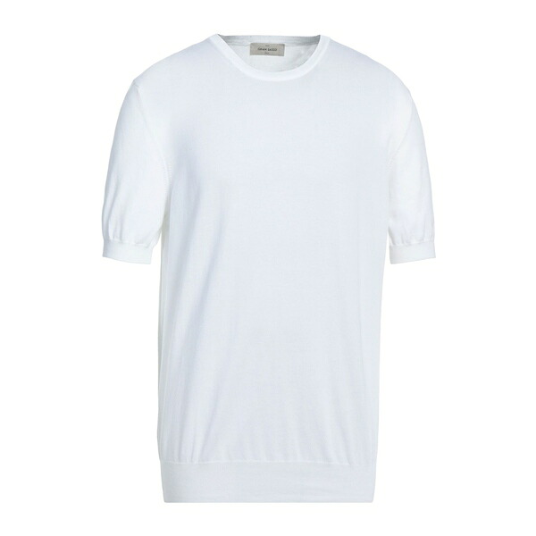 【送料無料】 グランサッソ メンズ ニット\u0026セーター アウター Sweaters White