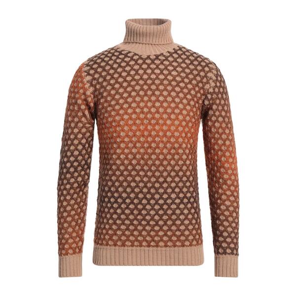 【貨物輸送無料】 ダニエレ アレッサンドリー二 メンズ 編み物\u0026プルオーバー アウター Turtlenecks Orange
