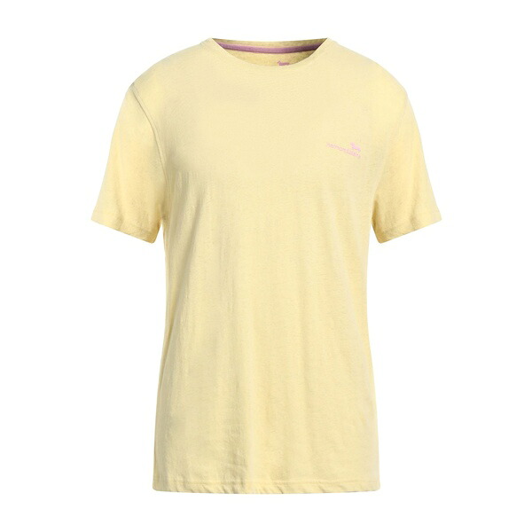 【送料無料】 ハーモント & ブレイン メンズ Tシャツ トップス T-shirts Yellow